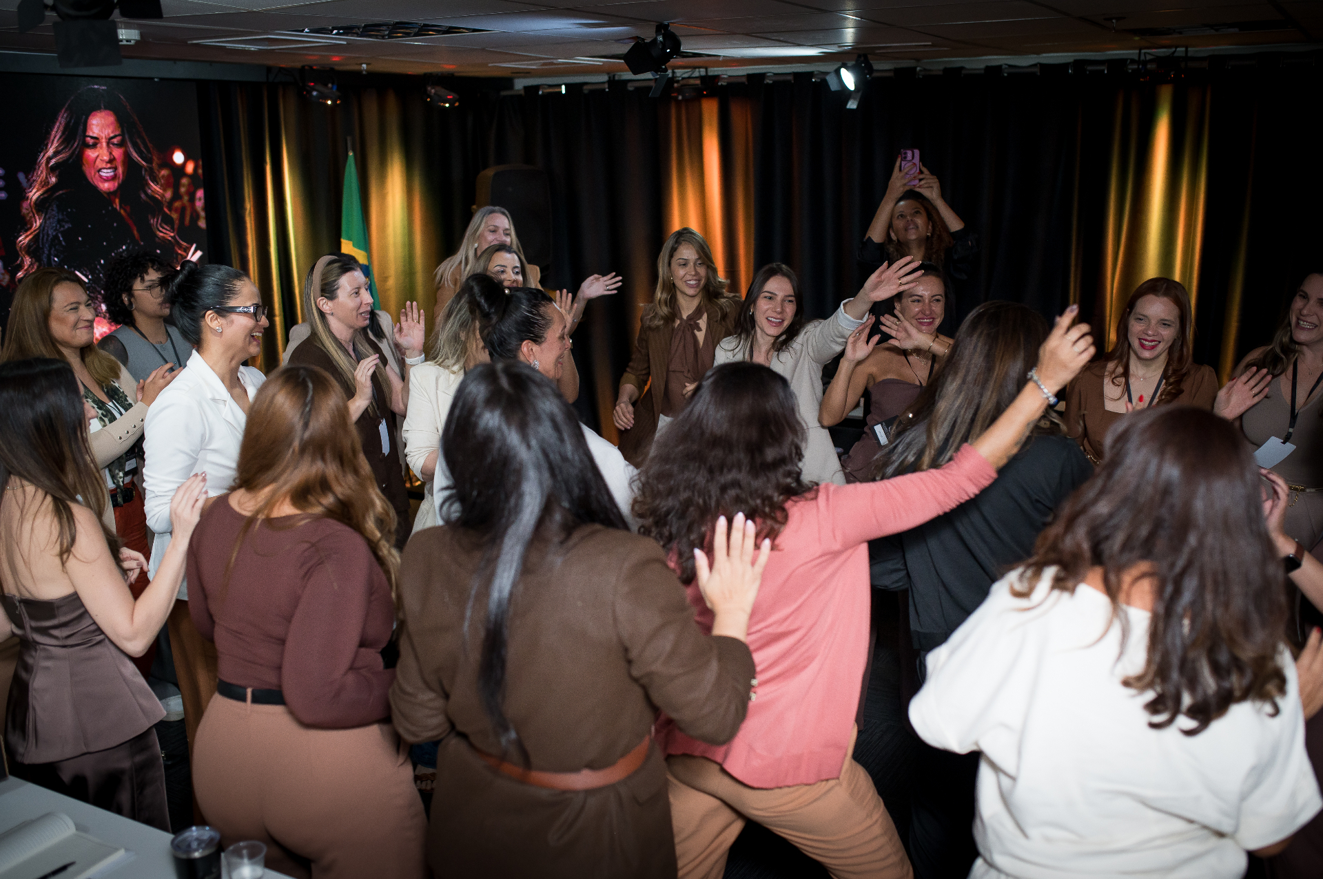 Celebração no Mulher Máxima
